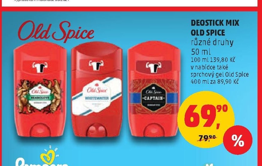 Deostick mix Old Spice různé druhy 50 ml