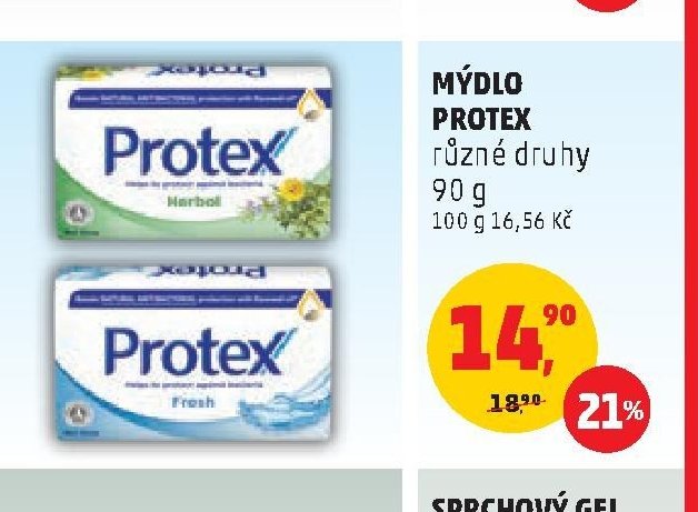 Mýdlo Protex různé druhy 90 g