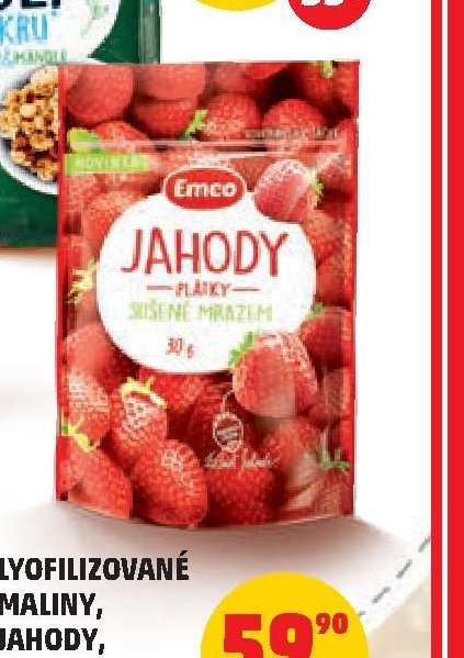 LYOFILIZOVANÉ MALINY, JAHODY, MANGO