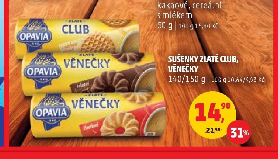 SUŠENKY ZLATÉ CLUB, VĚNEČKY
