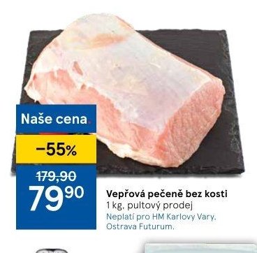 Vepřová pečeně bez kosti