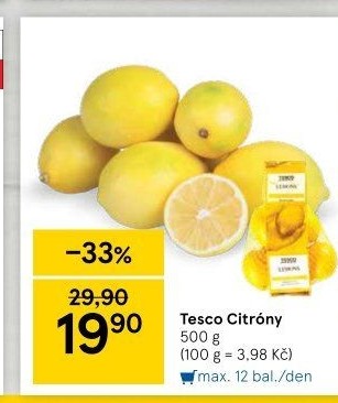 Citrony Tesco