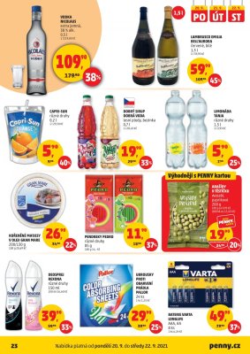 akční leták Penny Market 16.9.2021-22.9.2021