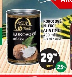 Kokosové mléko Asia Time