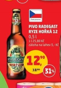 Pivo Radegast Ryze Hořká 12
