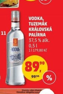 Vodka, Tuzemák Královská palírna