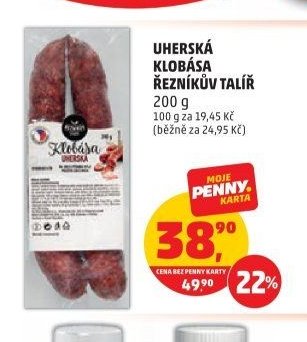 UHERSKÁ KLOBÁSA ŘEZNÍKŮV TALÍŘ