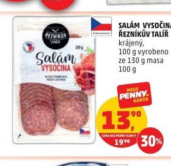 SALÁM VYSOČINA ŘEZNÍKŮV TALÍŘ