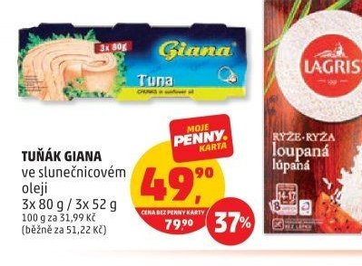 TUŇÁK GIANA ve slunečnicovém oleji