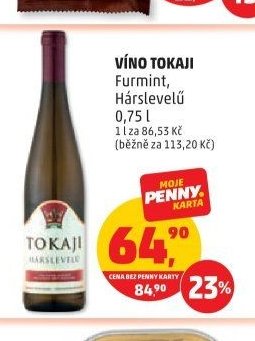 VÍNO TOKAJI Furmint, Hárslevelű