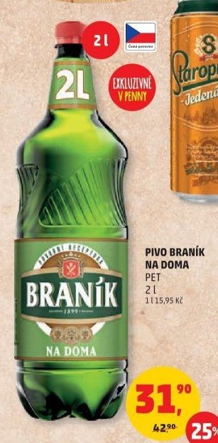 PIVO BRANÍK NA DOMA PET 2 l