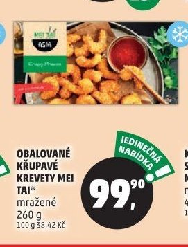 OBALOVANÉ KŘUPAVÉ KREVETY MEI TAI