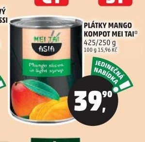 PLÁTKY MANGO KOMPOT MEI TAI