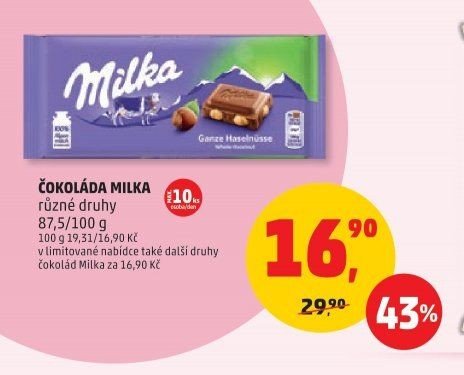 Čokoláda Milka