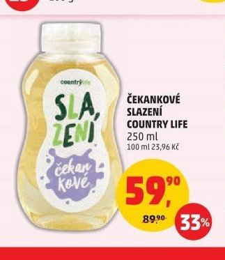 Čekankové slazení Country Life