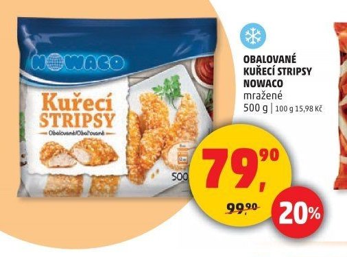 Obalované kuřecí stripsy Nowaco