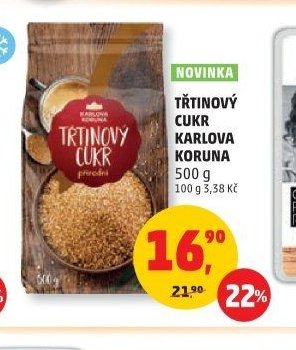 Třtinový cukr Karlova Koruna