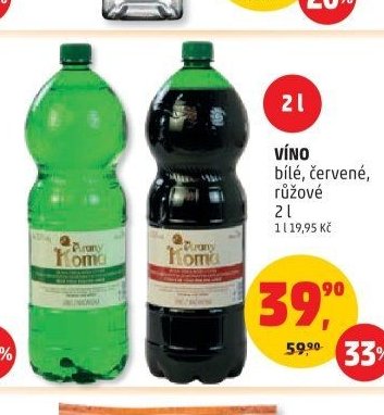 Víno bílé, červené, růžové