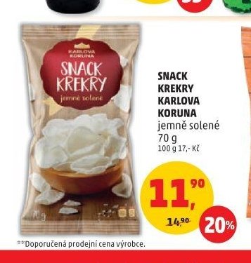 Snack Krekry Karlova Koruna