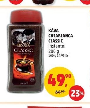 Káva Casablanca Classic instantní 200 g