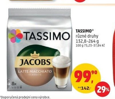 Tassimo různé druhy 132-264 g