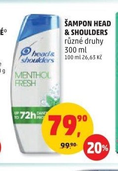 ŠAMPON HEAD & SHOULDERS různé druhy 300 ml