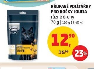 KŘUPAVÉ POLŠTÁŘKY PRO KOČKY LOUISA