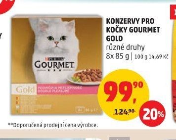 KONZERVY PRO KOČKY GOURMET GOLD