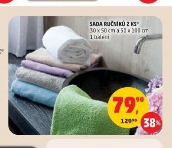 SADA RUČNÍKŮ 2 KS