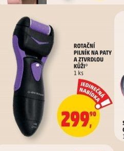 ROTAČNÍ PILNÍK NA PATY A ZTVRDLOU KŮŽI
