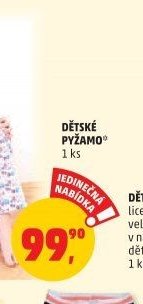 Dětské pyžamo