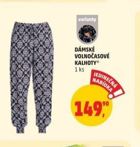 Dámské volnočasové kalhoty