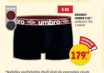 Boxerky Umbro