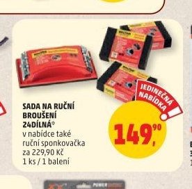SADA NA RUČNÍ BROUŠENÍ 24DÍLNÁ