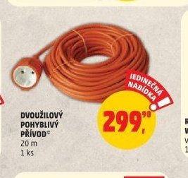 DVOUŽILOVÝ POHYBLIVÝ PŘÍVOD 20 m