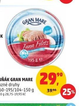 TUŇÁK GRAN MARE různé druhy