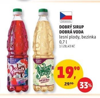 DOBRÝ SIRUP DOBRÁ VODA