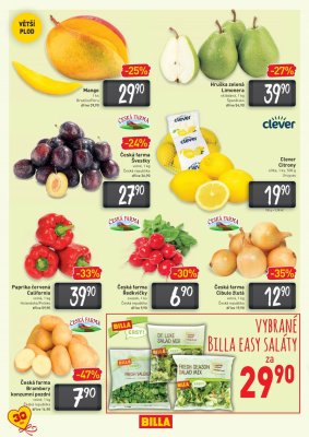 akční leták BILLA 15.9.2021-21.9.2021