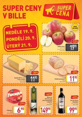 akční leták BILLA 15.9.2021-21.9.2021