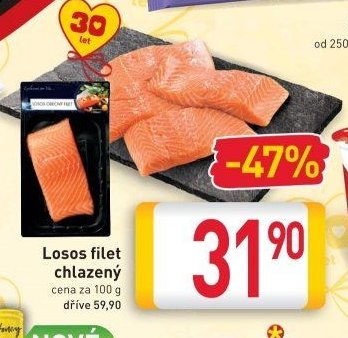 Losos filet chlazený