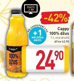 Cappy 100% džus