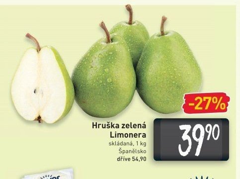 Hruška zelená Limonera