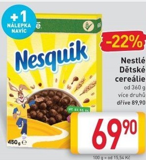Cereálie Nestlé