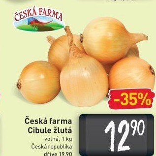 Cibule žlutá Česká Farma