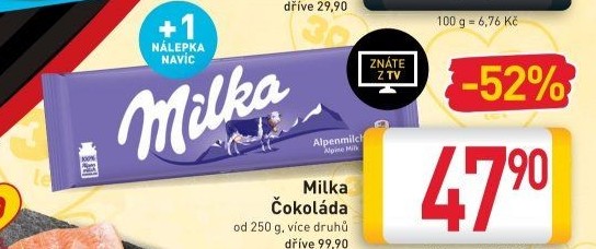 Čokoláda Milka