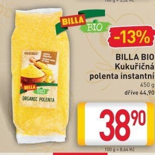 Kaše kukuřičná Polenta Naše Bio