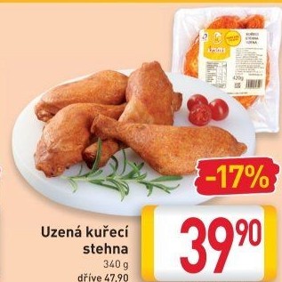 Kuřecí stehna uzená DZ Klatovy