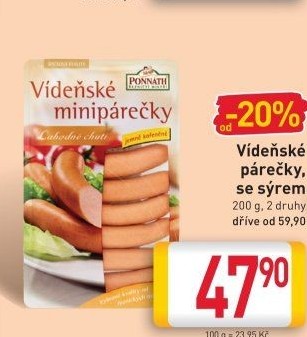 Minipárečky vídeňské Ponnath