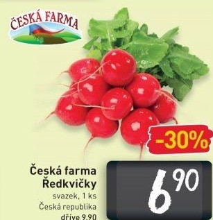 Ředkvičky svazek Česká farma