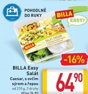 Salát Caesar Easy Billa